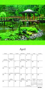 Japanese Gardens 2020 7 x 7 Inch Monthly Mini Wall Calendar by Brush Dance, Gardening Outdoor Home Country Nature
