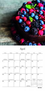 Mindful Eating 2020 12 x 12 Inch Monthly Square Wall Calendar by Brush Dance, Images Photography Kitchen Food