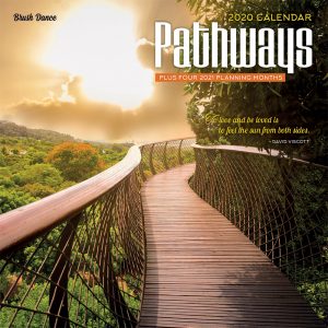 Pathways 2020 12 x 12 Inch Monthly Square Wall Calendar by Brush Dance, Photography Journey Scenic Nature