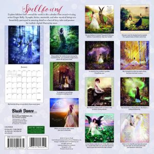 Spellbound 2020 12 x 12 Inch Monthly Square Wall Calendar by Brush Dance, Art Artwork Fantasy Mystical