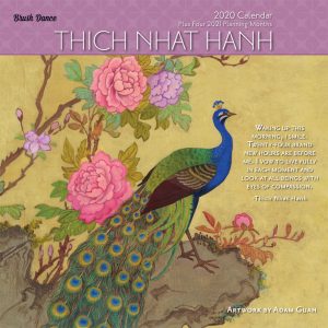 Thich Nhat Hanh 2020 12 x 12 Inch Monthly Square Wall Calendar by Brush Dance, Zen Peace Spiritual Leader