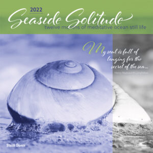 Seaside Solitude 2022 12 x 12 Inch Monthly Square Wall Calendar by Brush Dance, Nature Inspiration Seashore